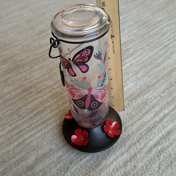 Regal Art & Gift Home & Garden Decor Scarlet Hummingbird Feeder - Butterfly - Picture 12 of 16
